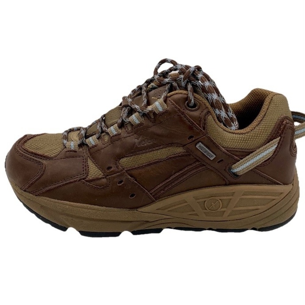 Xelero Waterproof Leather Walking Shoes Women‎ 9EE Brown Orthopedic NO INSOLES